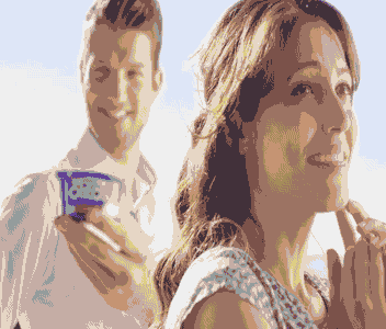 he has yogurt and is at peace with life. she is in love with his charm and cultured creams.